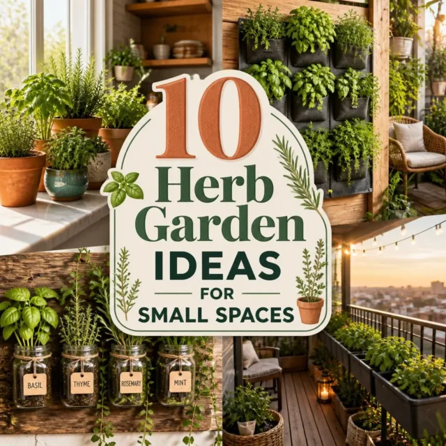 10 Herb Garden Ideas for Small Spaces
