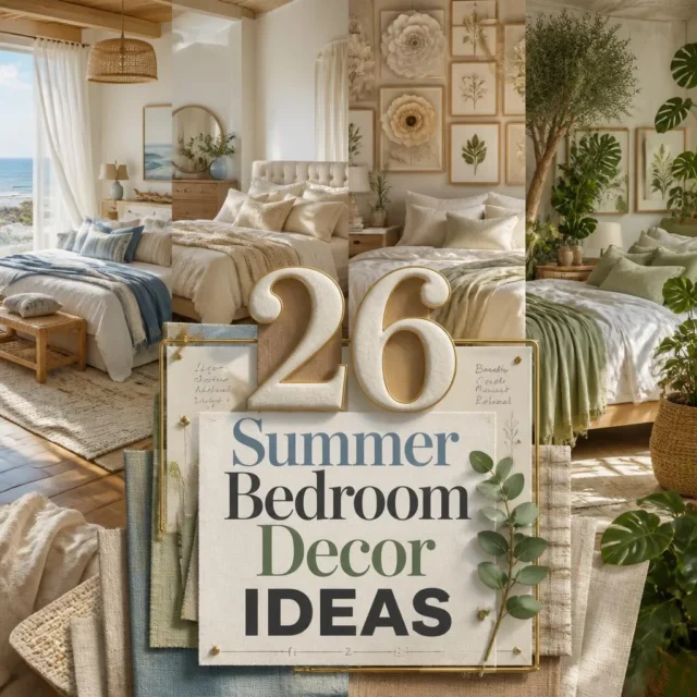 26 Summer Bedroom Decor Ideas