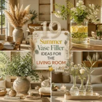 19 Summer Vase Filler Ideas for the Living Room