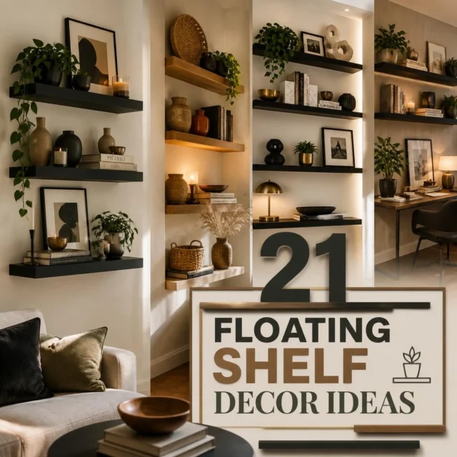 21 Floating Shelf Ideas to Style Every Room in Your Home