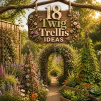 18 Creative Twig Trellis Ideas for Every Garden