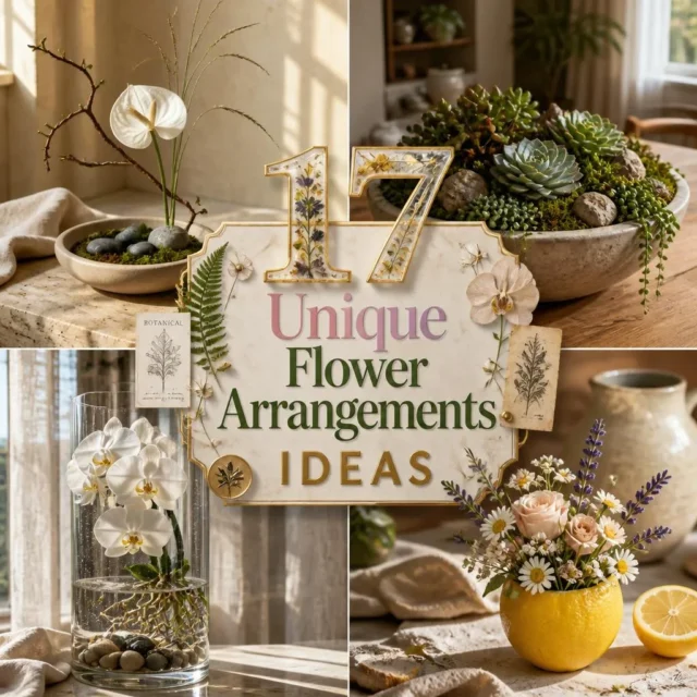 17 Unique Flower Arrangement Ideas That Stand Out