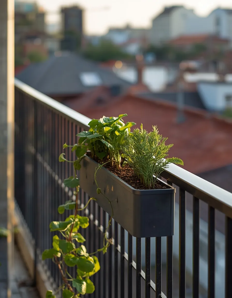 Balcony Rail Cucumber Planter