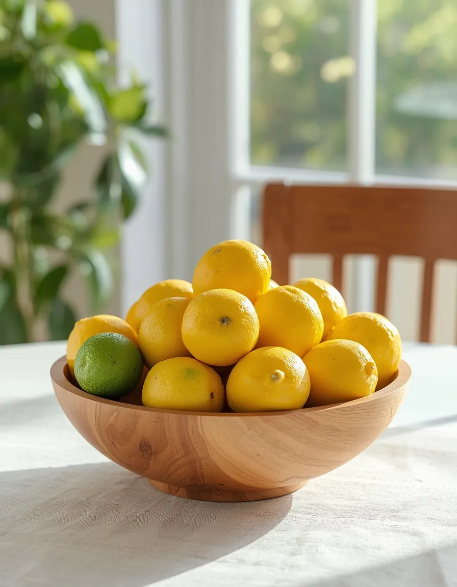 Citrus bowl summer centerpiece