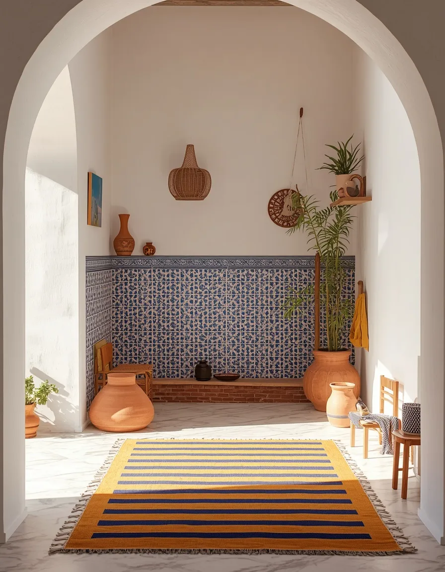 Mediterranean color pop summer decor