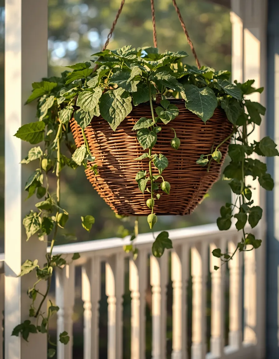 Cucumber Hanging Basket Garden