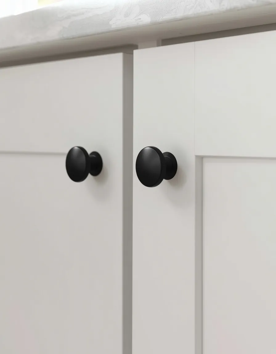 Matte Black Modern Kitchen Hardware