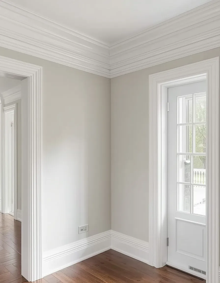 Molding-trimmed traditional reverse tray