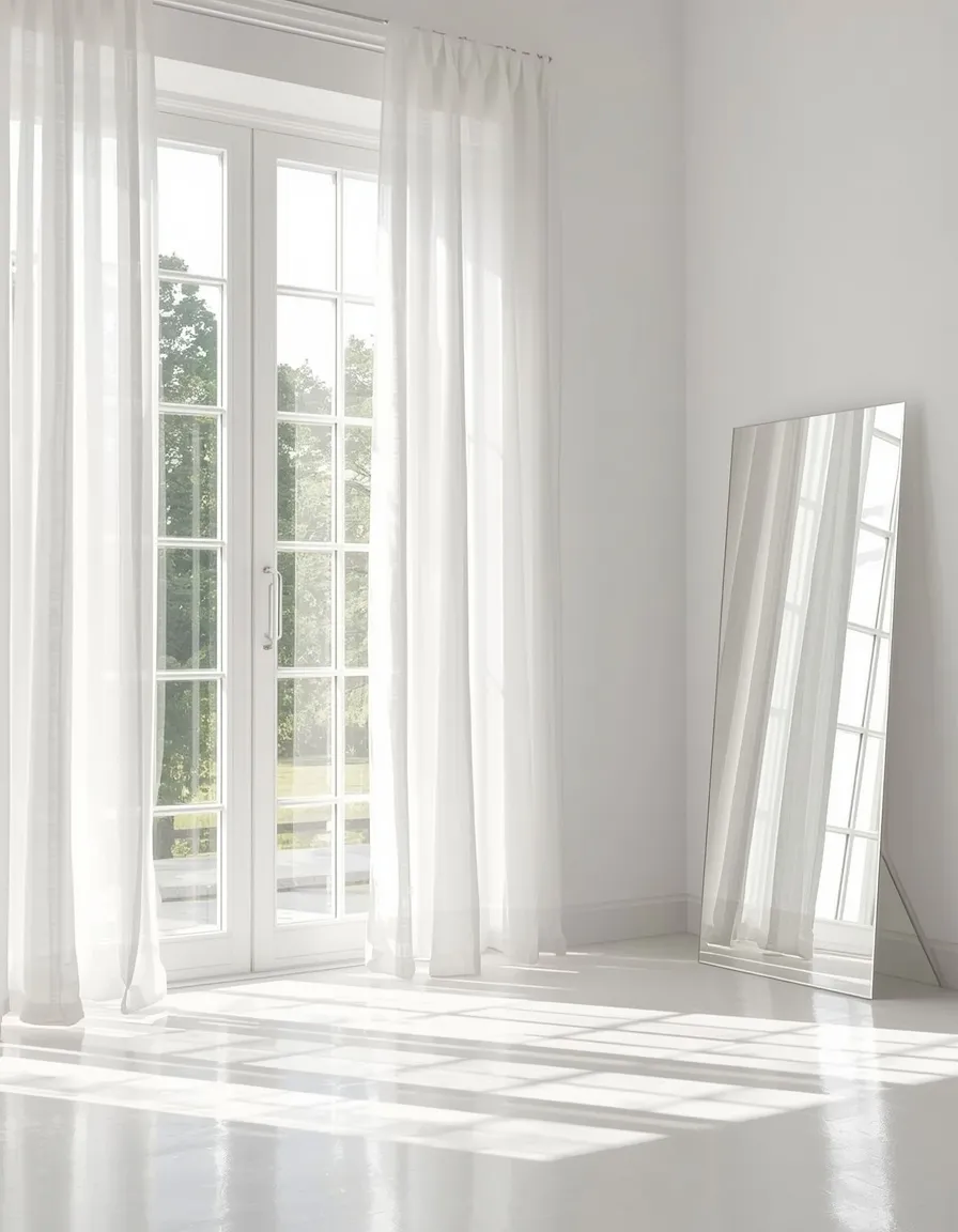Light-filled bright summer room
