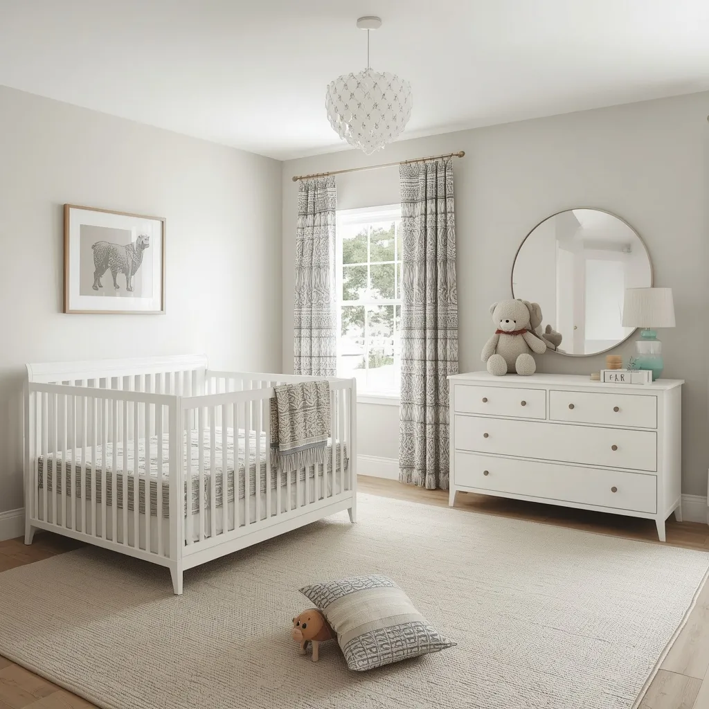 Grow-with-me white nursery
