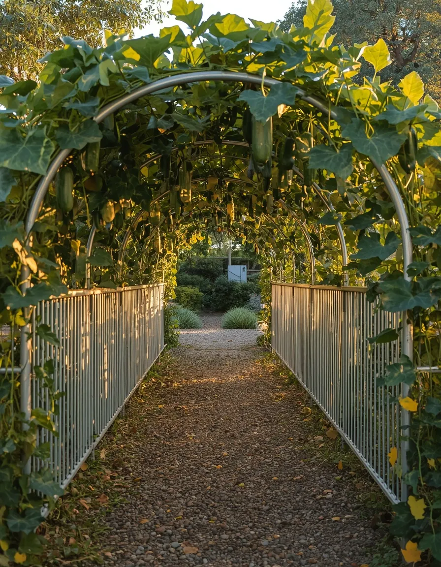 Cattle Panel Cucumber Arch Tunnel