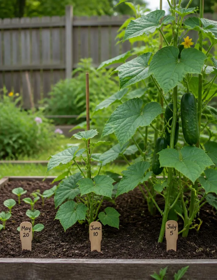 Succession Planting for Cucumbers