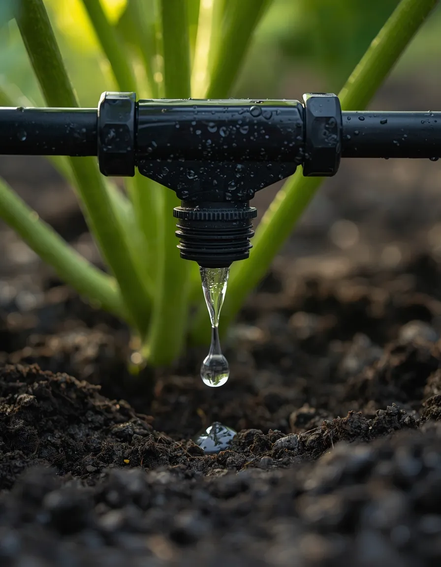 Drip Irrigation for Cucumbers