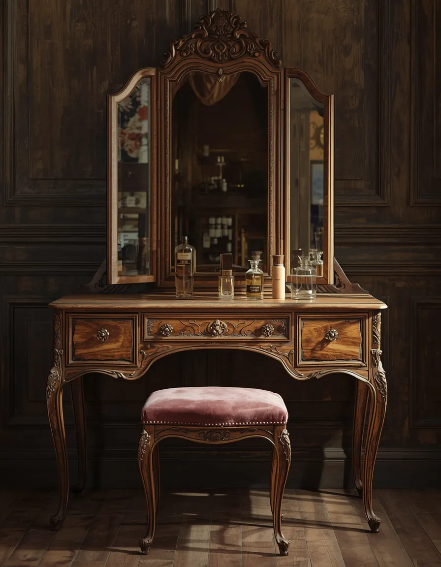 Vintage antique dressing table vanity
