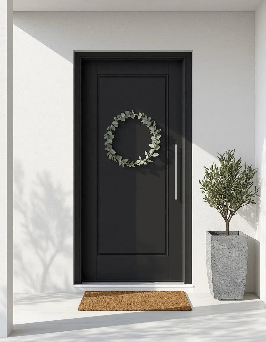 Boho woven macramé summer front door
