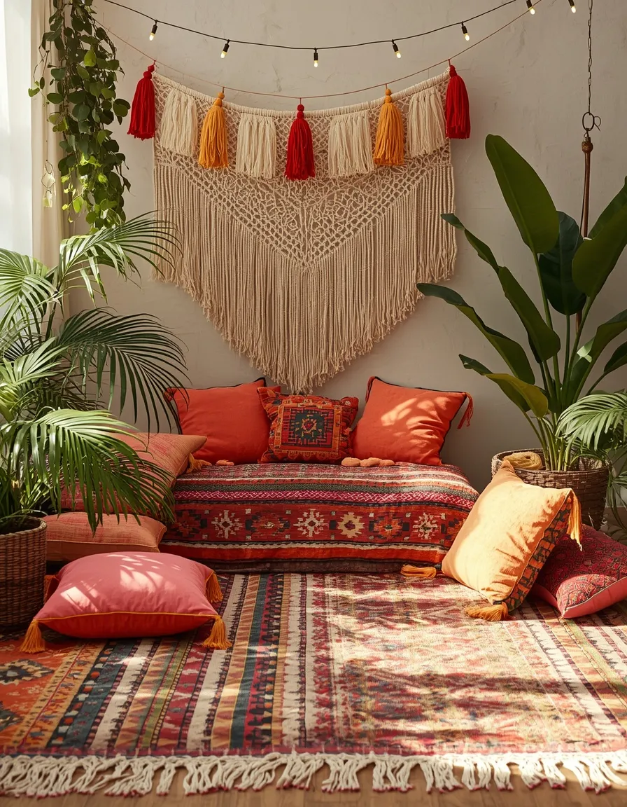 Festival-inspired boho summer room