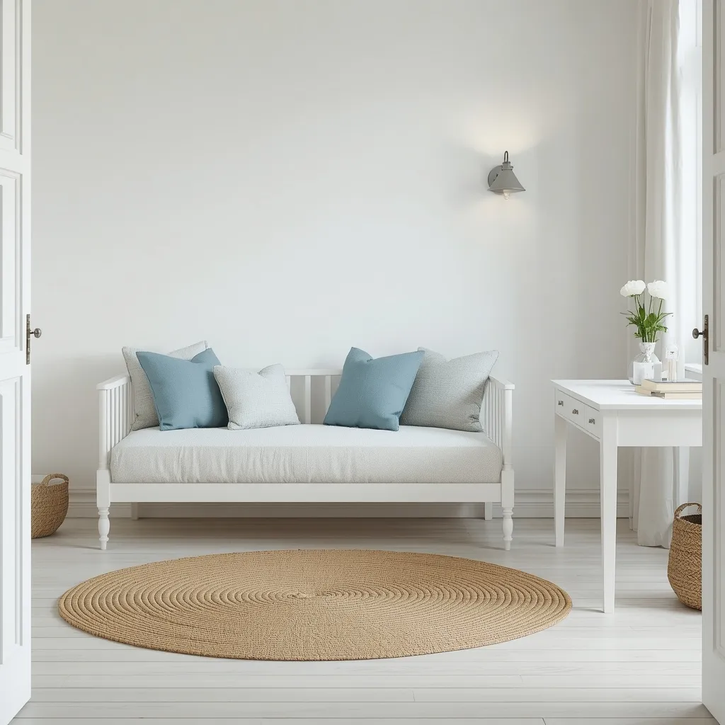 5 Coastal home office with a daybed