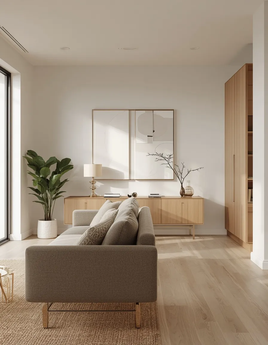 Furniture used to zone an open concept home