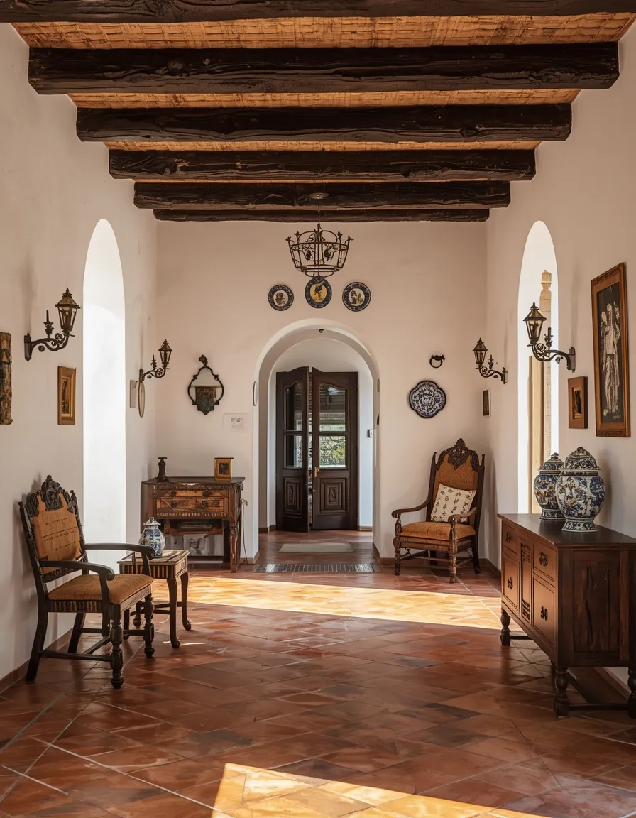Spanish colonial style interior
