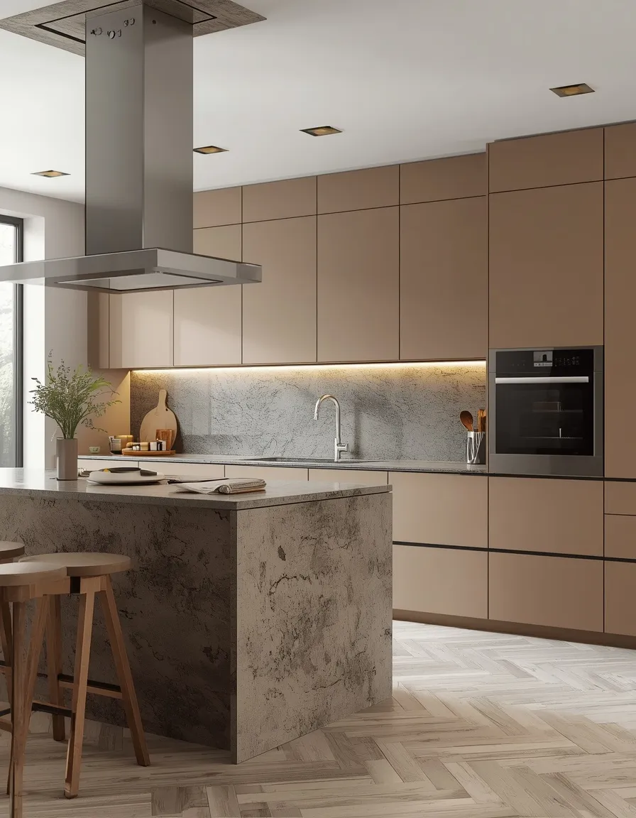 Handleless Modern Kitchen Design