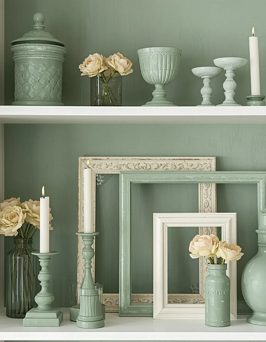 Painted thrift-flip summer accents