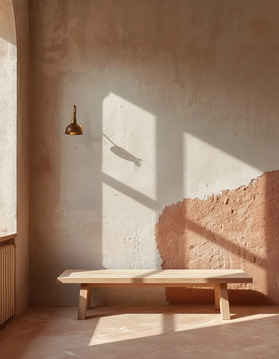 Venetian plaster textured walls