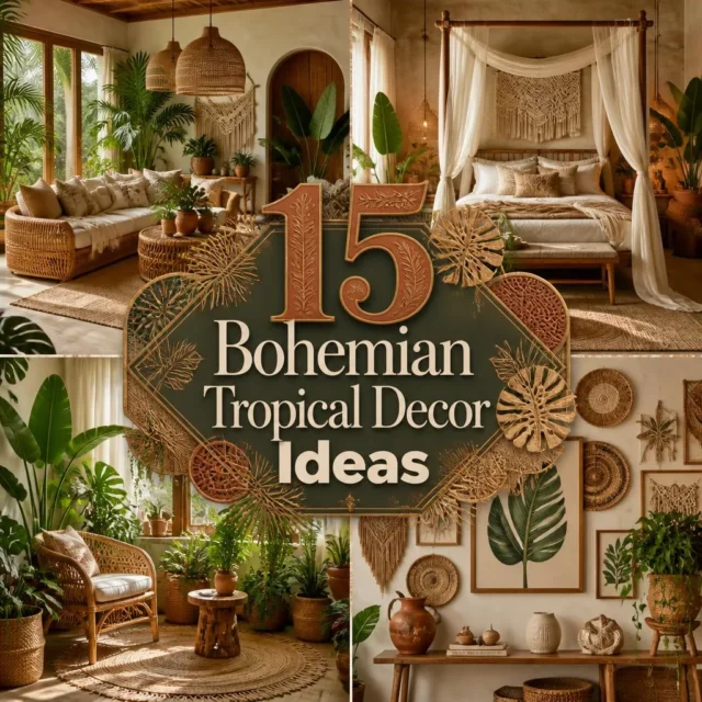 15 Bohemian Tropical Decor Ideas for a Relaxed Home