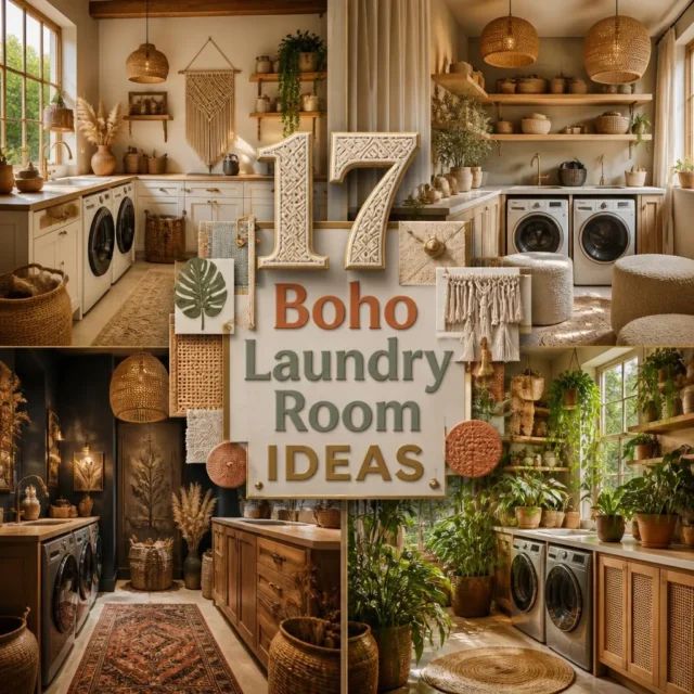17 Boho Laundry Room Ideas for a Cozy, Styled Space