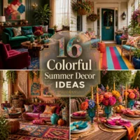 16 Colorful Summer Decor Ideas for a Bright, Cheerful Home