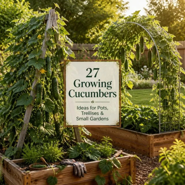 24 Best Cucumber Growing Ideas for Pots, Trellises & Beds