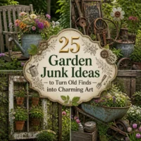 25 Garden Junk Ideas to Turn Old Finds into Charming Art