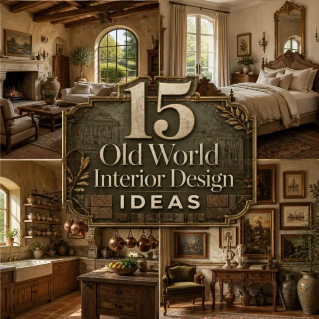 15 Old World Interior Design Ideas for a Timeless Home