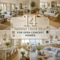 14 Summer Decor Ideas for Open Concept Homes