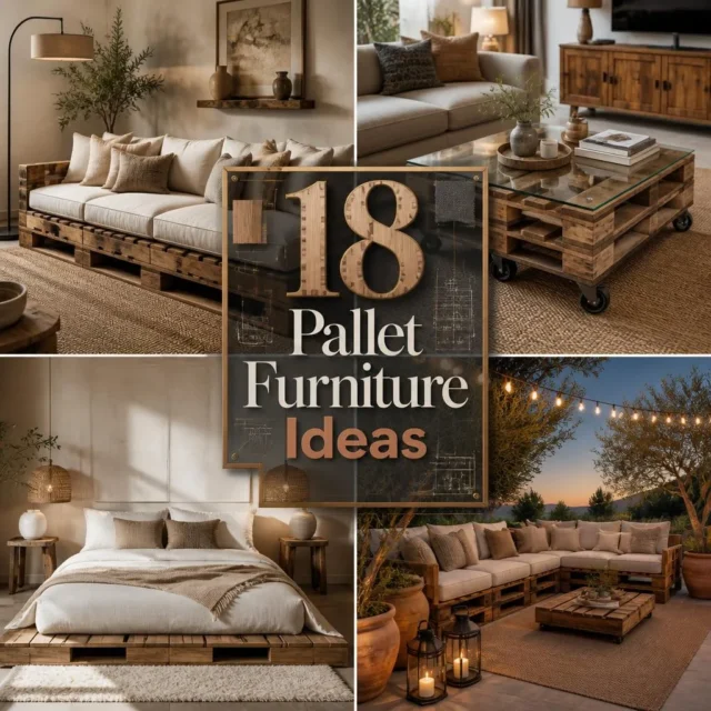 18 Pallet Furniture Ideas for Indoors and Out