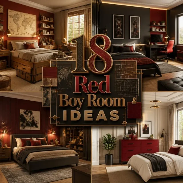 18 Red Boy Room Ideas for a Bold Bedroom