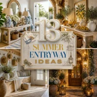 13 Summer Entryway Decorating Ideas You’ll Adore
