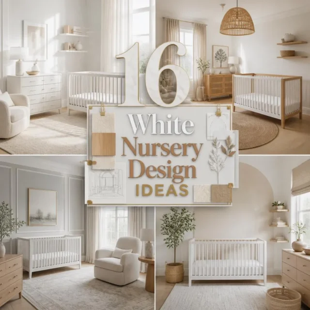 16 White Nursery Design Ideas You’ll Love